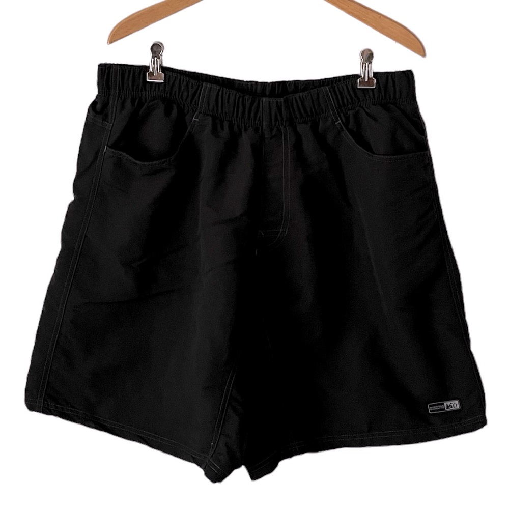 REI Black Cycling Padded Shorts Bicycle Size XL